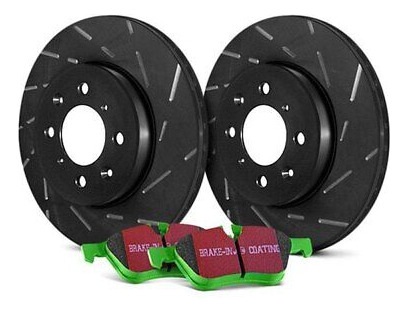 For Audi A4 17-19 Brake Kit Ebc Stage 2 Sport Slotted Re Aaj