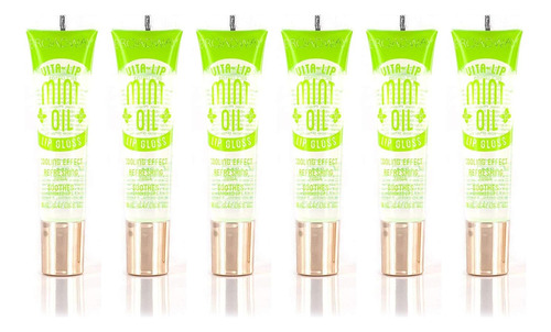 Paquete De 6 Brillos De Labios Transparentes Kiss Broadway.,