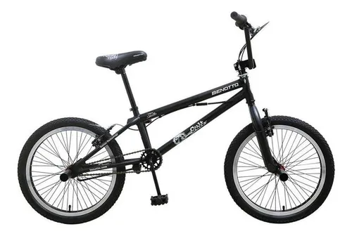 Bicicleta Benotto Freestyle Bmx Cult R20 1v Frenos U Negro Peso