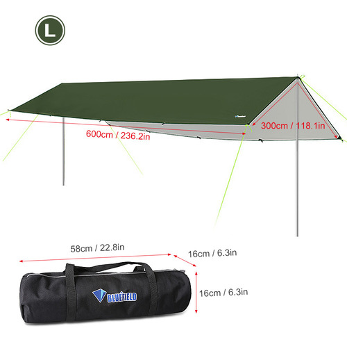 Toldo De 3 X 6 M Con Sombra For Tienda De Campaña For Acam