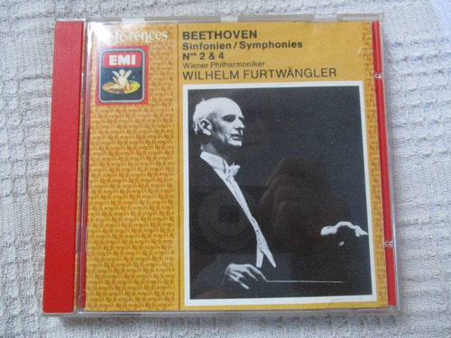 Imagen 1 de 5 de Beethoven - Symphonies Nos. 2 & 4. Wilhelm Furtwängler