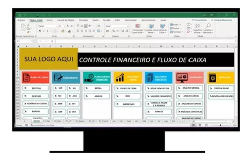 Planilha Excel Para Controle De Fluxo De Caixa 