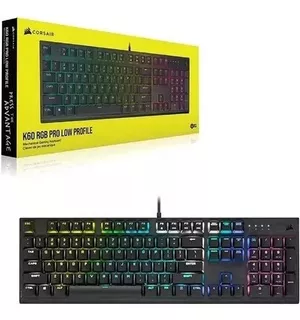 Teclado Corsair K60 Rgb Pro(ch-910d018-na) Low Profile