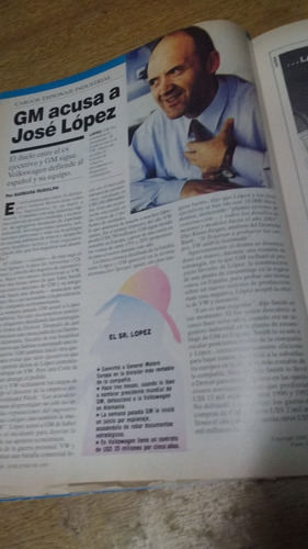 Noticias N° 860 Espionaje Industrial Jose Lopez  Año 1993