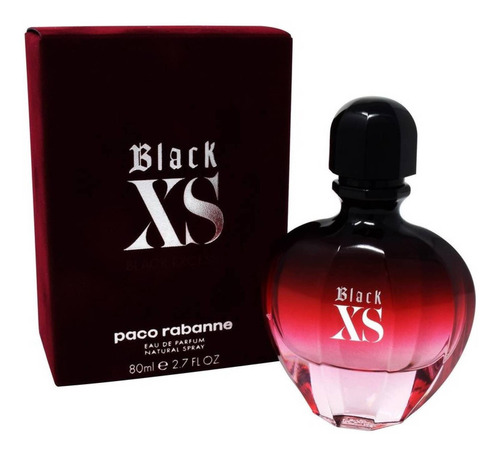 Black Xs Paco Rabanne 80 Ml Dama Eau De Parfum