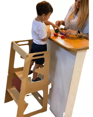 Torre de aprendizaje montessori - mesa y silla
