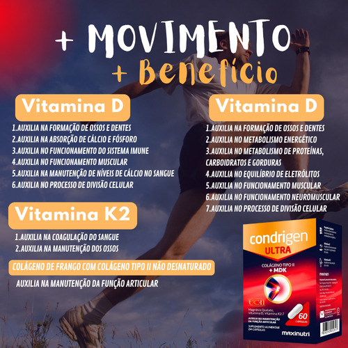 Kit 2 Condrigen Ultra Colágeno Tipo 2 Mdk Uc-ii Clas 60 Cáps