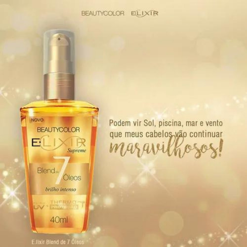 Imagem 2 de 3 de Elixir Beautycolor Blend De 7 Óleos Brilho Intenso 40ml