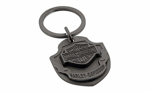 Harley-davidson Bar & Shield Llavero Con Emblema 3d