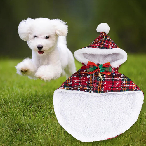 Disfraz De Navidad Para Perros, Capa Para Cachorros,