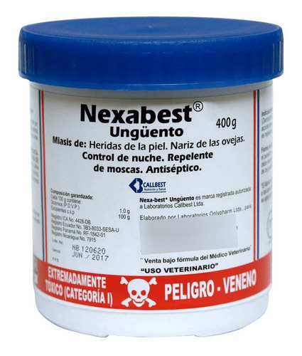 Nexabest Ungüento Antiparasitario Externo 400 G