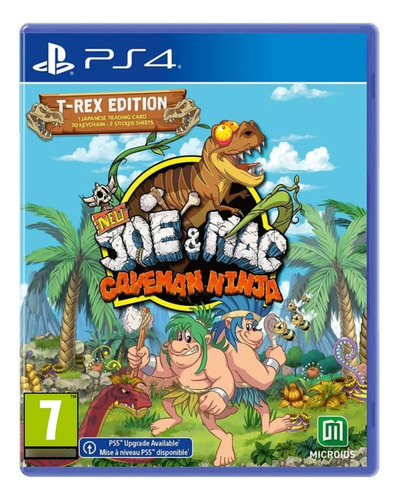 New Joe & Mac Caveman Ninja T-rex Edition Ps4 Eu