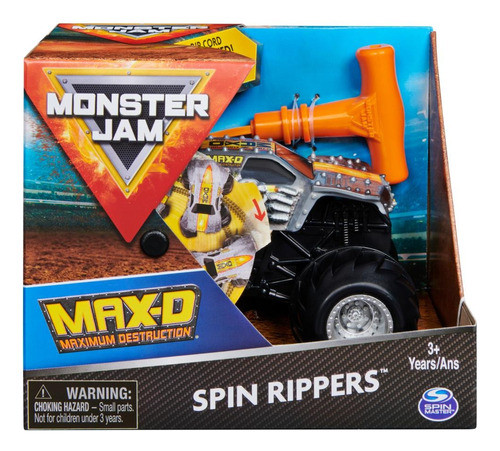 Monster Jam Max-d Escala 1/43 Spin Rippers