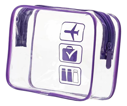 3 Bolsa De Maquillaje Transparente, Bolsa Cosmética