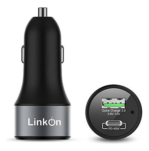 Cargador De Coche Linkon 63w Con 45w Usb-c Pd3.0 Pps Y 18w U