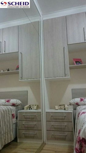 Imagem 10 de 15 de Lindo Apto 2 Dor 1 Vg Repleto Em Armarios Embutidos (cliente Só Retira Os Eletrodomesticos) - Mr52337