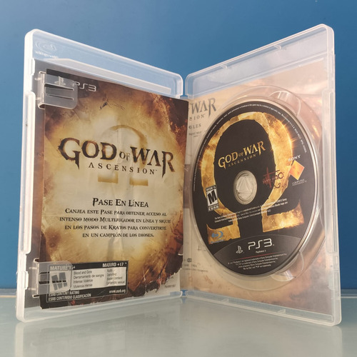 God Of War Ascension Playstation 3 Juego Físico (Usado)