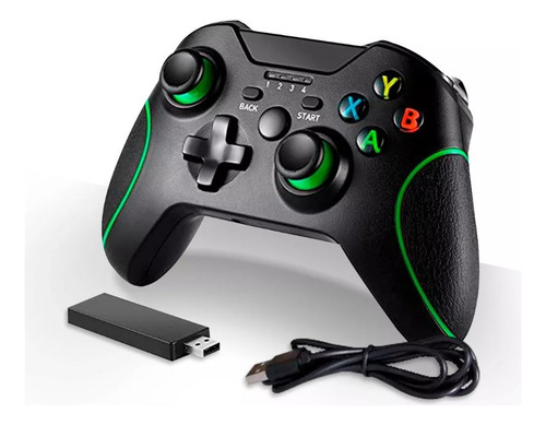 Controle Xbox One Com Fio Joystick Video Game Pc Gamer Cor Preto