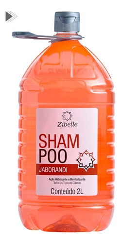 Shampoo Jaborandi Ação Hidratante E Aroma Suave Zibelle 2l