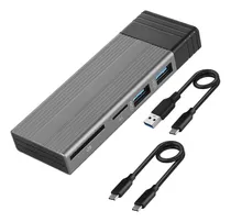 Comprar M2 Ssd Case Nvme Carcasa Doble Protocolo Adaptador Tipo C