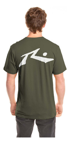 Remera Rusty Competition Army Original Hombre