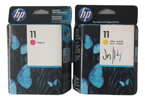 Duo Hp 11 Magenta Y Amarillo Original (c4837a, C4838a)