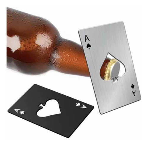 Destapador, Abrebotellas Tipo Carta De Poker