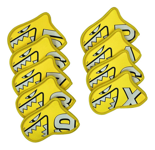 9x Golf Iron Covers Set 5 6 7 8 9 A P X S Wraps Amarillo