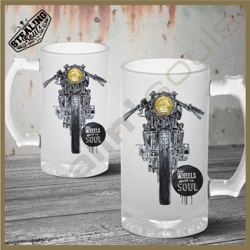 Chopp Esmerilado Cerveza - Moto #001 | Racer Chopper Scooter