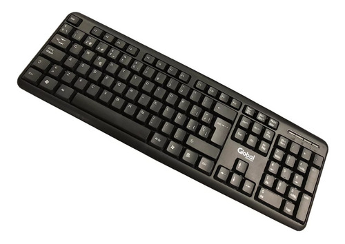Teclado Global Electronics K103BKUSB QWERTY español España color negro