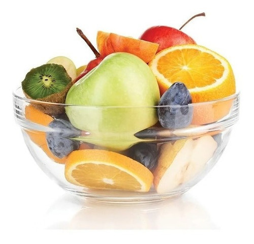 Imagen 8 de 8 de Bowls Ensaladera Recipiente Set X 3 Vidrio Pasabahce