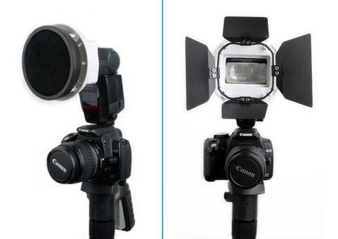 Kit Portátil Para Flash Fga-k8 Com 6 Modificadores
