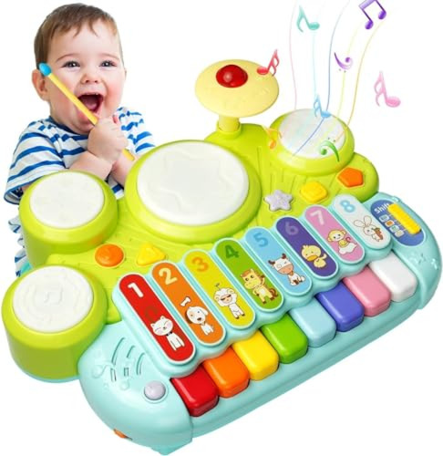 Juego Musical Para Bebe  Batería Para Niños Pequeños: Ohuhu