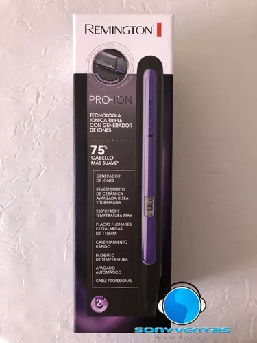 Plancha de Pelo Remington Pro Ion, Tecnología Iónica Triple