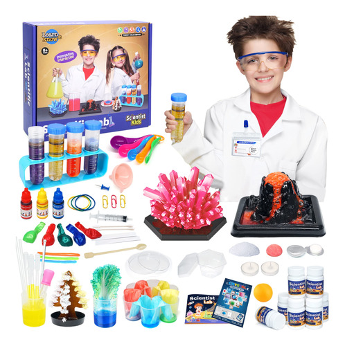 Stem - Kits De Ciencia Para Niños  56 Experimentos De L.