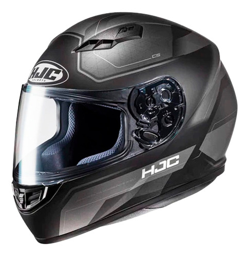 Casco Integral Moto Hjc Cs-15 Inno Negro/gris Matte