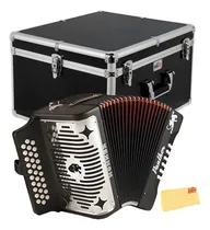 Comprar Acordeão Diatônico Hohner Panther G\u002Fc\u002Ff Com Estojo Rígido E