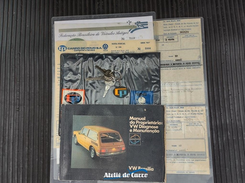Imagem 15 de 15 de Vw Brasília 1600 1974 73.000 Km Ateliê Do Carro