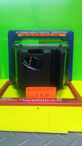 Imagen 2 de 4 de Faro Delantero Completo Moto Suzuki Ax100
