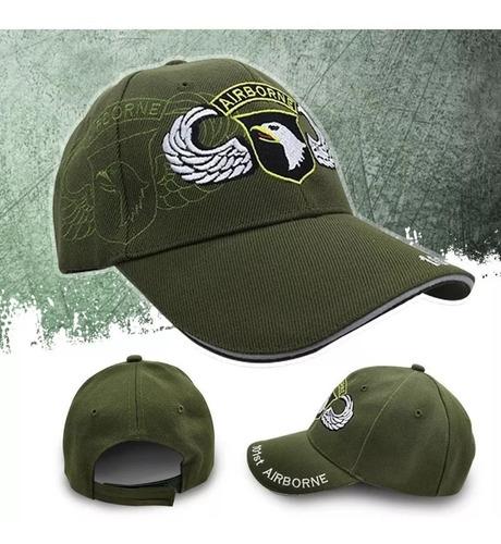 Gorra Táctica Militar 101st Airborne Deportiva Rf 326