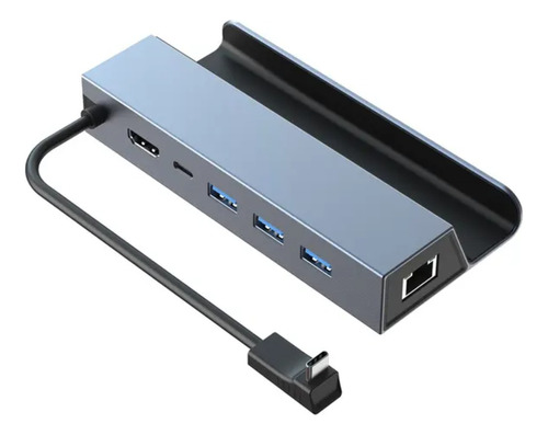 Dock Para Steam Deck 4k 60hz - Hdmi2.0 - Lan 100mb/s Usb2.0