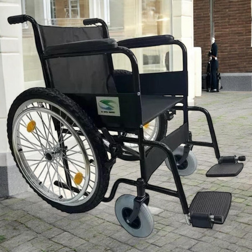 Silla De Ruedas Llanta Todo Terreno Plegable Uso Rudo Sc