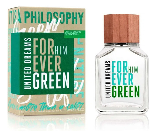 Benetton United Colors Forever Green Him Edt 100ml