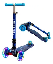 Comprar Monopatin Graffiti 4 Ruedas Scooter Italy Luces Led Plegable