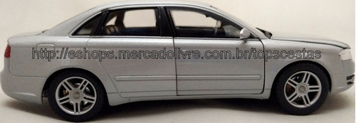 Miniatura Audi A4 1/24 California Toys Carro Carrinho Metal
