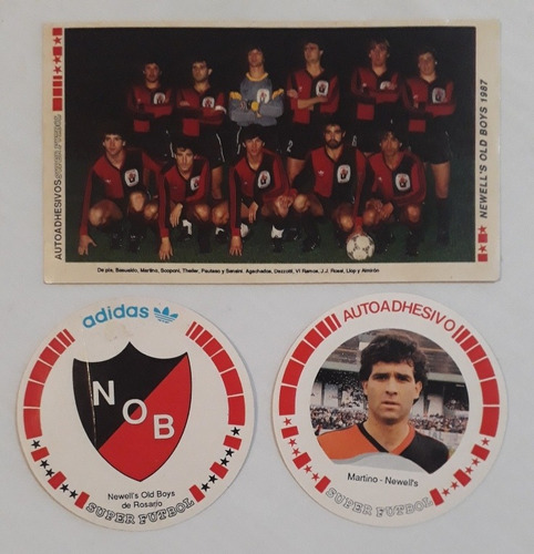 Newells Figuritas Autoadhesivas Revista Superfutbol