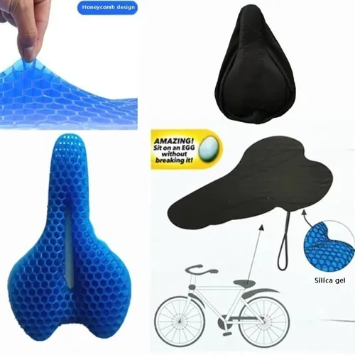 Funda Para Sillin De Bicicleta Gel Acolchonado Comodo Amplio