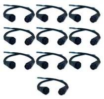 Comprar Conector Roscado Con Cable Macho Hembra Bañador Led Rgb X10
