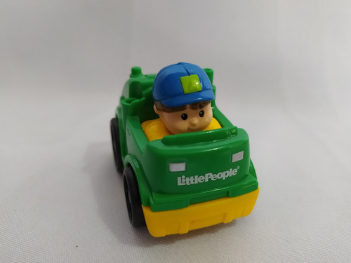 Fisher Price Wheelies Little People Basura Camion