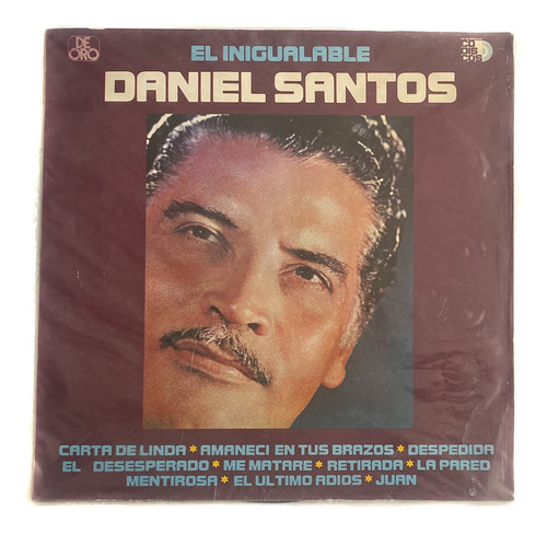 Lp Vinilo - El Inigualable Daniel Santos / Excelente 